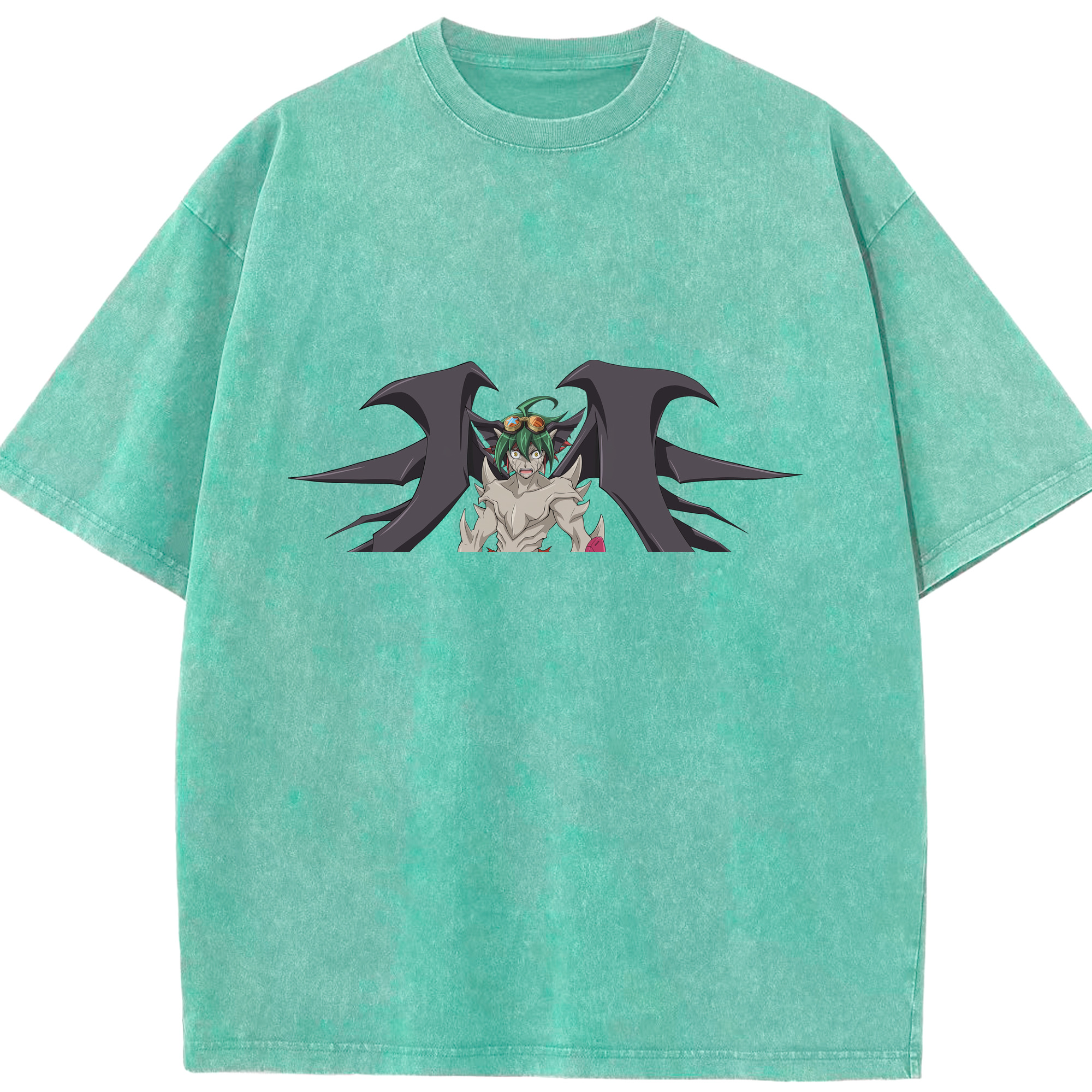 （画像用） 遊☆戯☆王 Yu-Gi-Oh! 綿100% ヴィンテージ風 半袖Tシャツ（フロントプリント）
